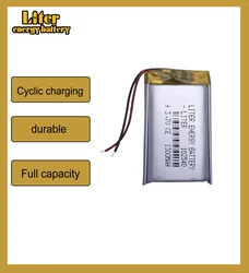 102540 3.7V 1300mAh Rechargeable Li-Polymer Li-ion Battery For mp3 mp4 mp5 toys DVR GPS PDA Tools LED Ligts Lamps