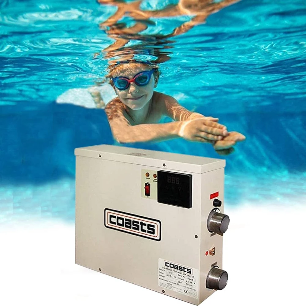 5.5KW 7.5KW 9KW 11KW Water Heater for Swimming Pool & bathtube Thermostat 220v/380v Brand New
