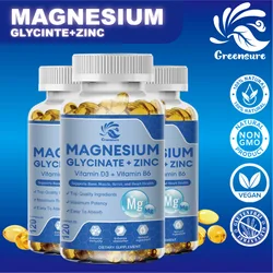 Magnesium Glycinate Capsule Support Brain Nerve Health Support Cardiovascular Function Protect Joints Relax Muscle