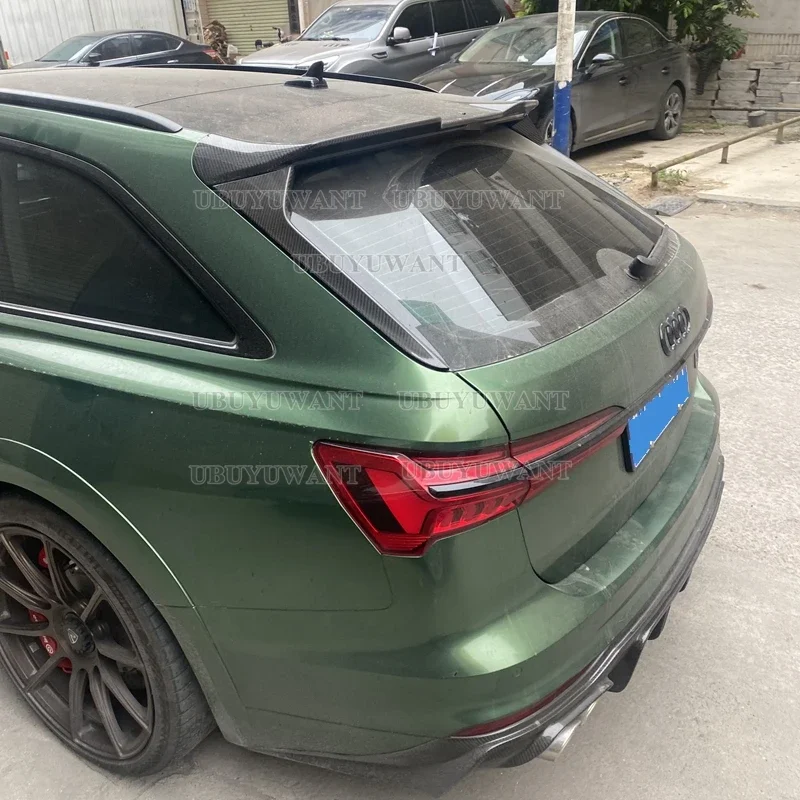 For NEW Audi A6 Avant C8  2019-2023 A6 Allroad Spoiler ABS Car Trunk Lip Wings Tail Spoiler A6 Accessories Dedicated Decoration