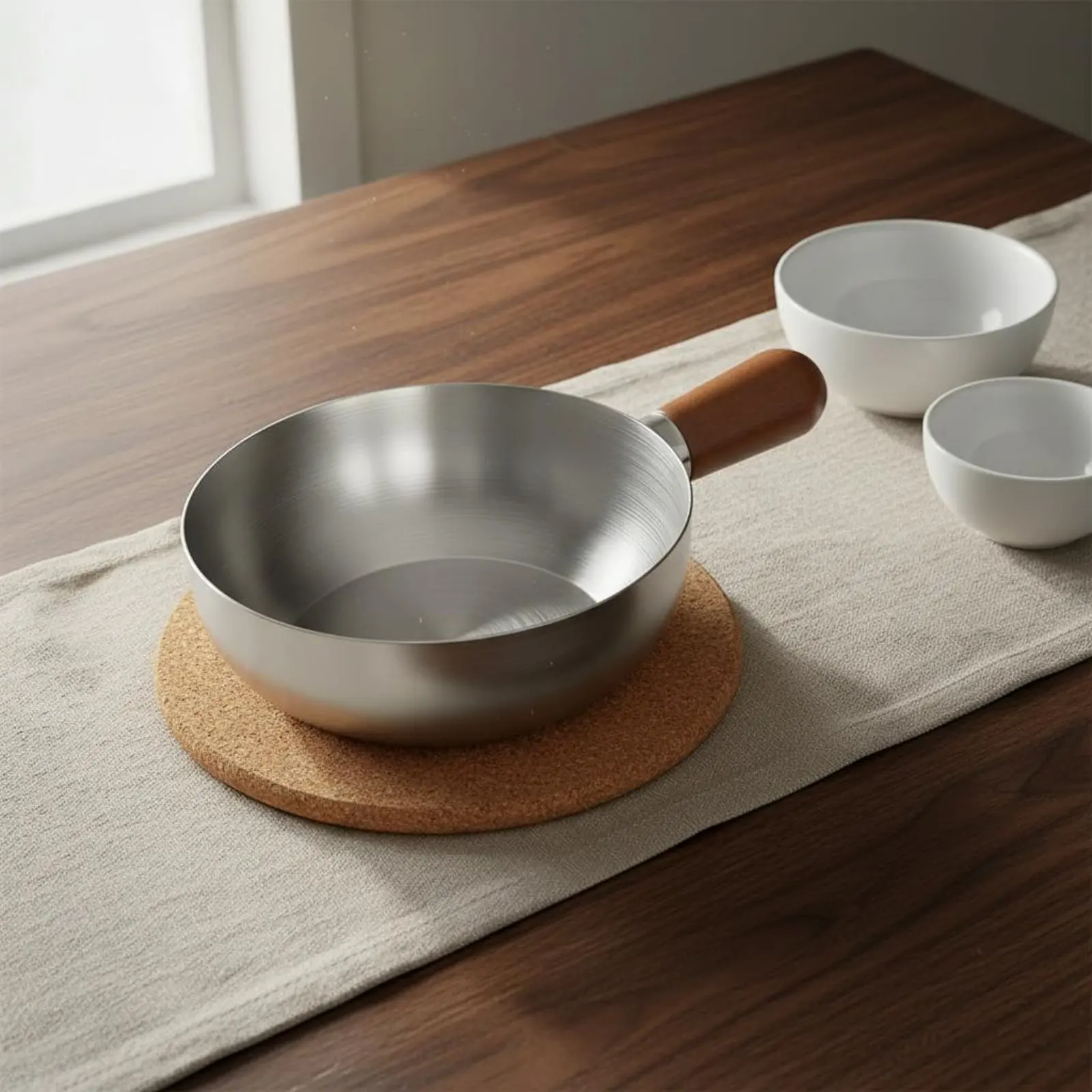 Infant Meal Pot Induction Compatible Stainless Steel Saucepan Stainless Steel Pan Rust Resistant Small Soup Pot Multi Purpose