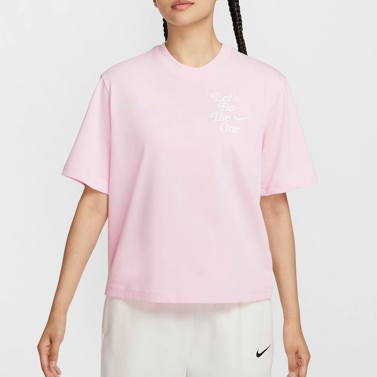

Nike Official Genuine Summer New Women's Casual Printed Round Neck Sport Short Sleeve HM4581-663
