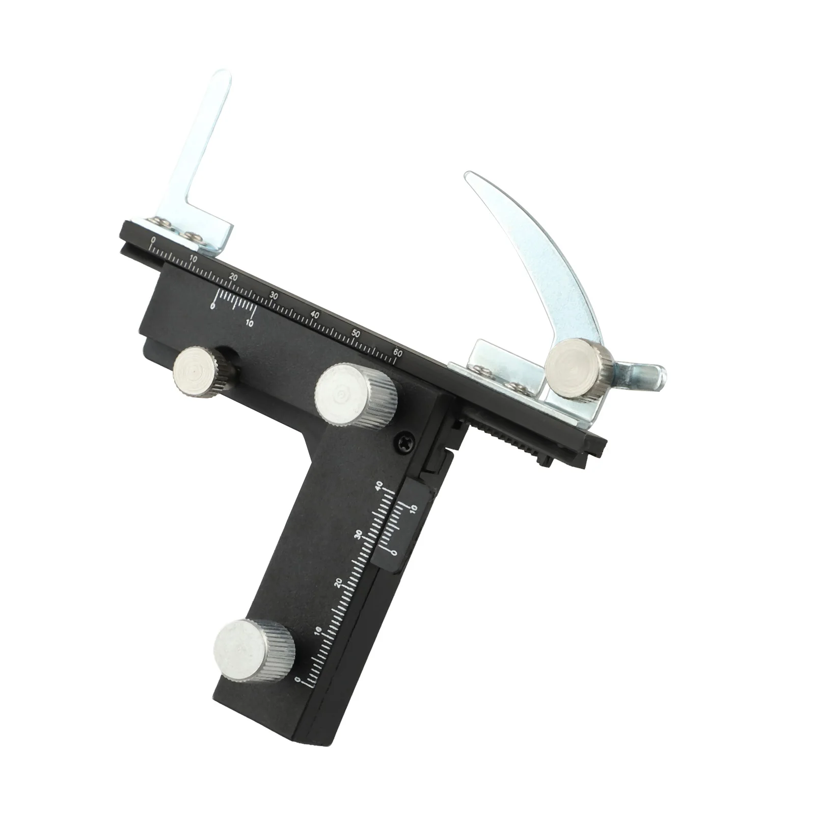 Laboratory Measurement Microscope Vernier Caliper Microscope XY Stage Accessory Horizontal Screws Design Manual Knob Movement