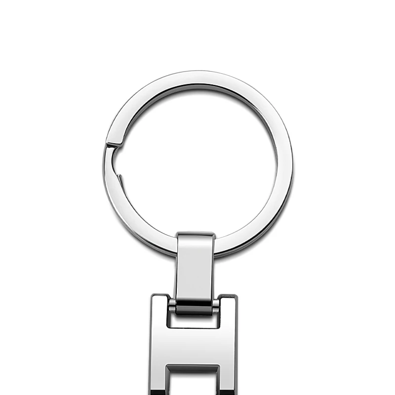 سيارة معدنية مفتاح سلسلة حلقة سبائك الزنك مزدوجة الجانب شارة مشبك ل أبارث فيات 595 أبارث 500 أبارث 124 العنكبوت الملحقات الداخلية #6