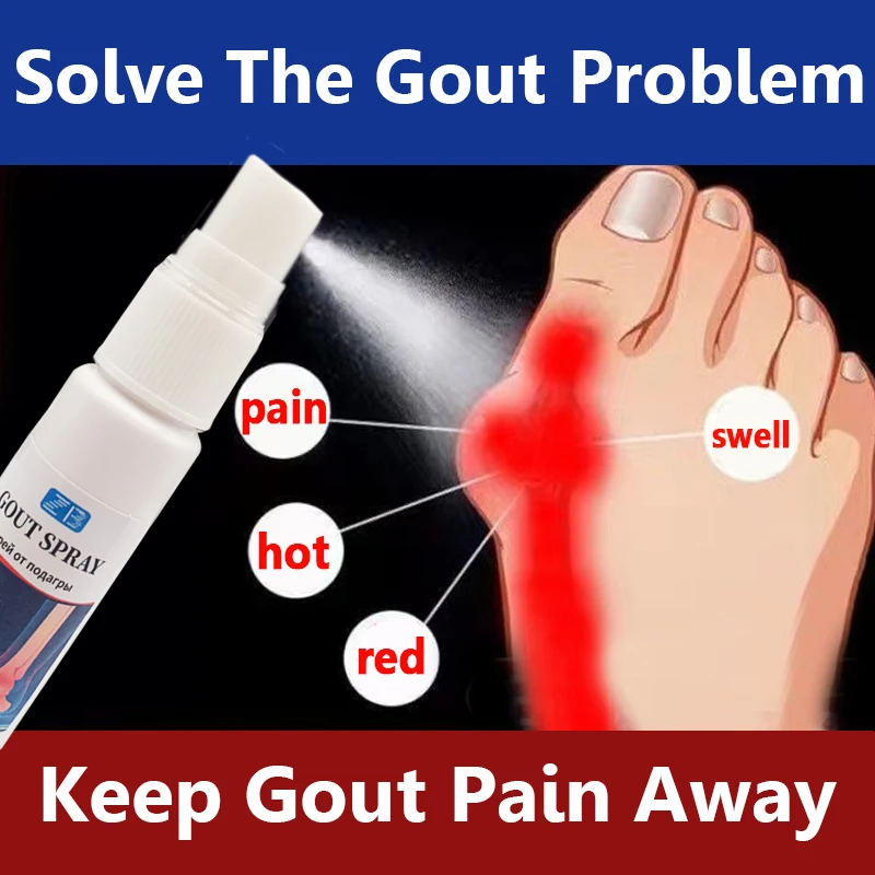 

20ml Gout Spray Herbal Medicine Treat Neck Waist Shoulder Leg Joint Bone Sore Care Fluid Rheumatism Joints Fingers Toes Swelling