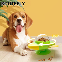 Interactive Dog And Cat Toy Pet Automatic Food Treat Dispenser Cartoon Duck Design Slow Food Pet Snack Feeder for Dog Training