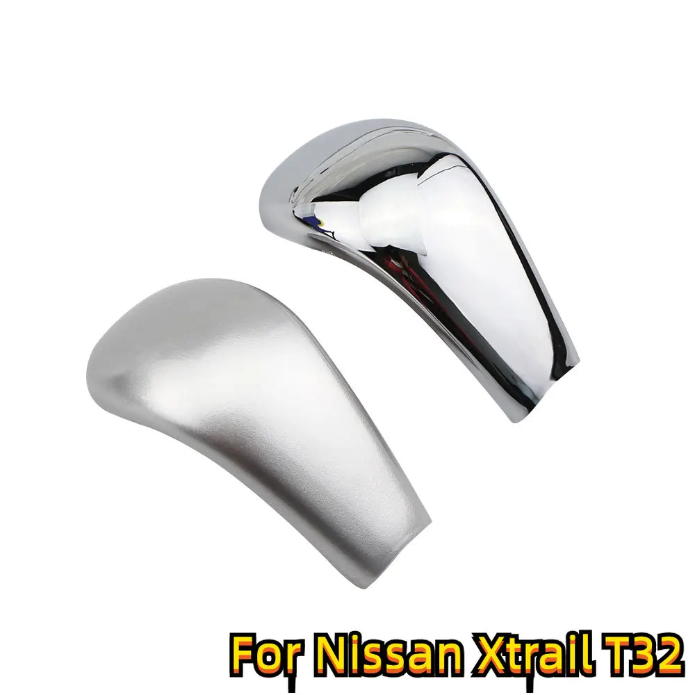 Car Gear Head Shift Knob Cover Handball Trim Sticker for Nissan X-trail T32 14-16 Rogue Qashqai J11 16-20 Murano AT Accessories