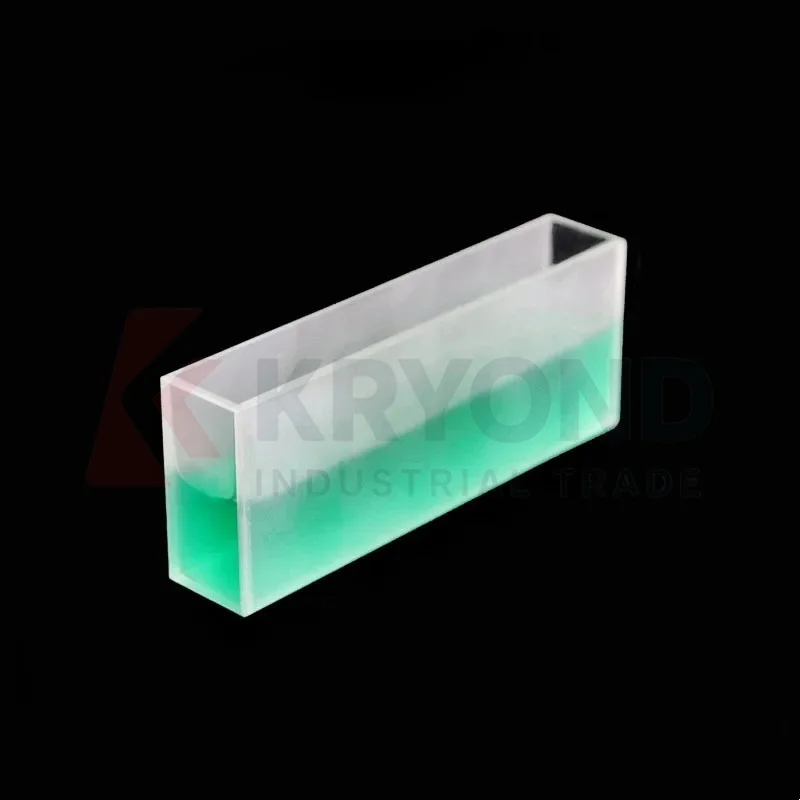 Glass Lovibond Cuvette ( Liquid Sample Cell 56 ml ) Light Path 100 mm Absorption Cells For Comparative Chromometer 1 Pc