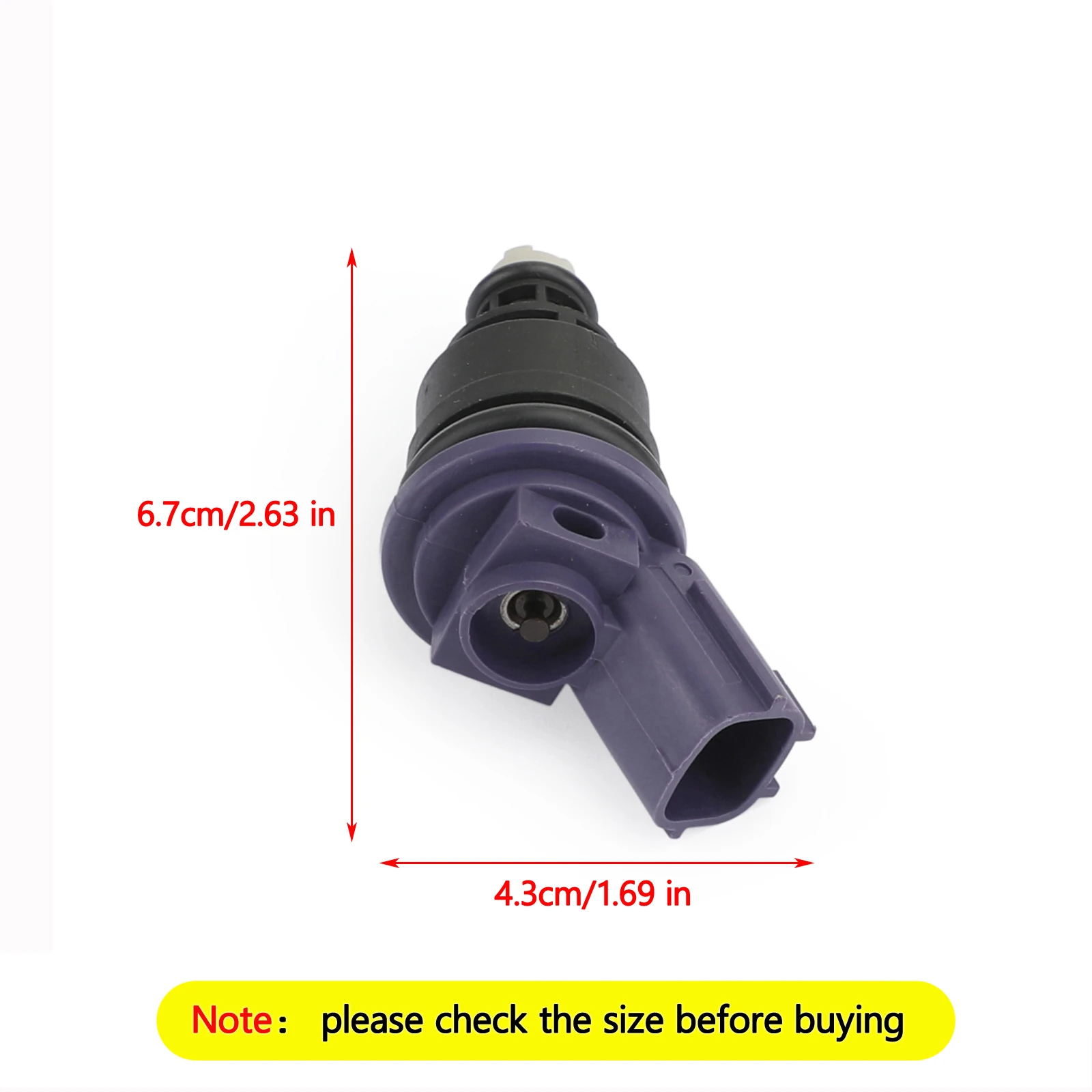 Areyourshop 1PCS 375cc Fuel Injector FITS For Nissan 240SX Silvia KA24DE S13 SR20DET 1991-1998 322-50202 1660067U10 Car Parts