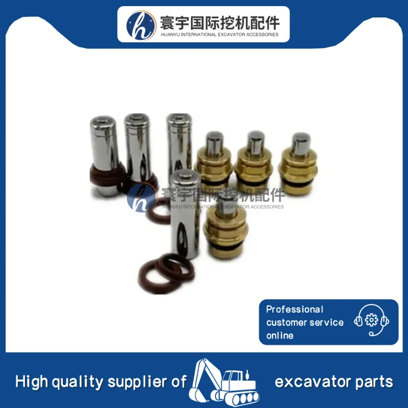 1 pcs Compatible with Sany SY55/SY65/75/SY80/85/SY135/215-8-9 Walking Pedal Valve Bullet Oil Seal Excavator Part