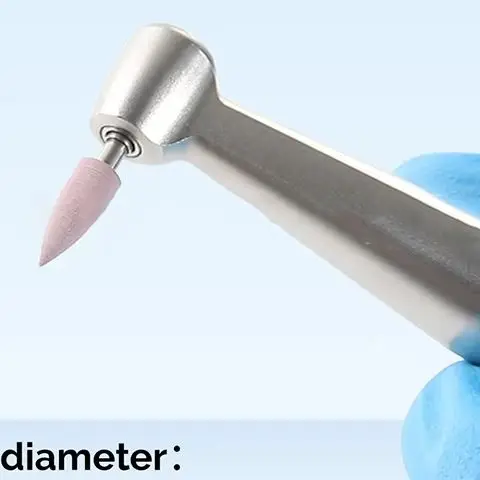 

10pcs/pack Dental Silicone Polishing Tip Grinding Heads Cleaning Teeth Polisher Low Speed Handpiece Dentistry Tools