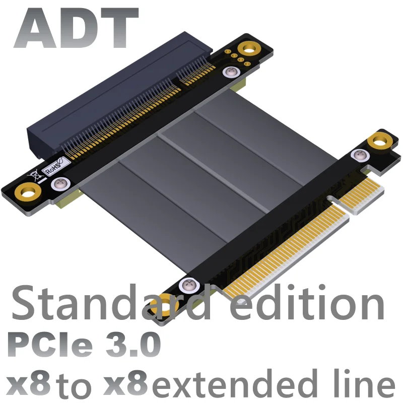 

PCI-E 3.0 x8 extension cable pcie Riser card 8x full-speed stable PCI-E x8 adapter extension cable