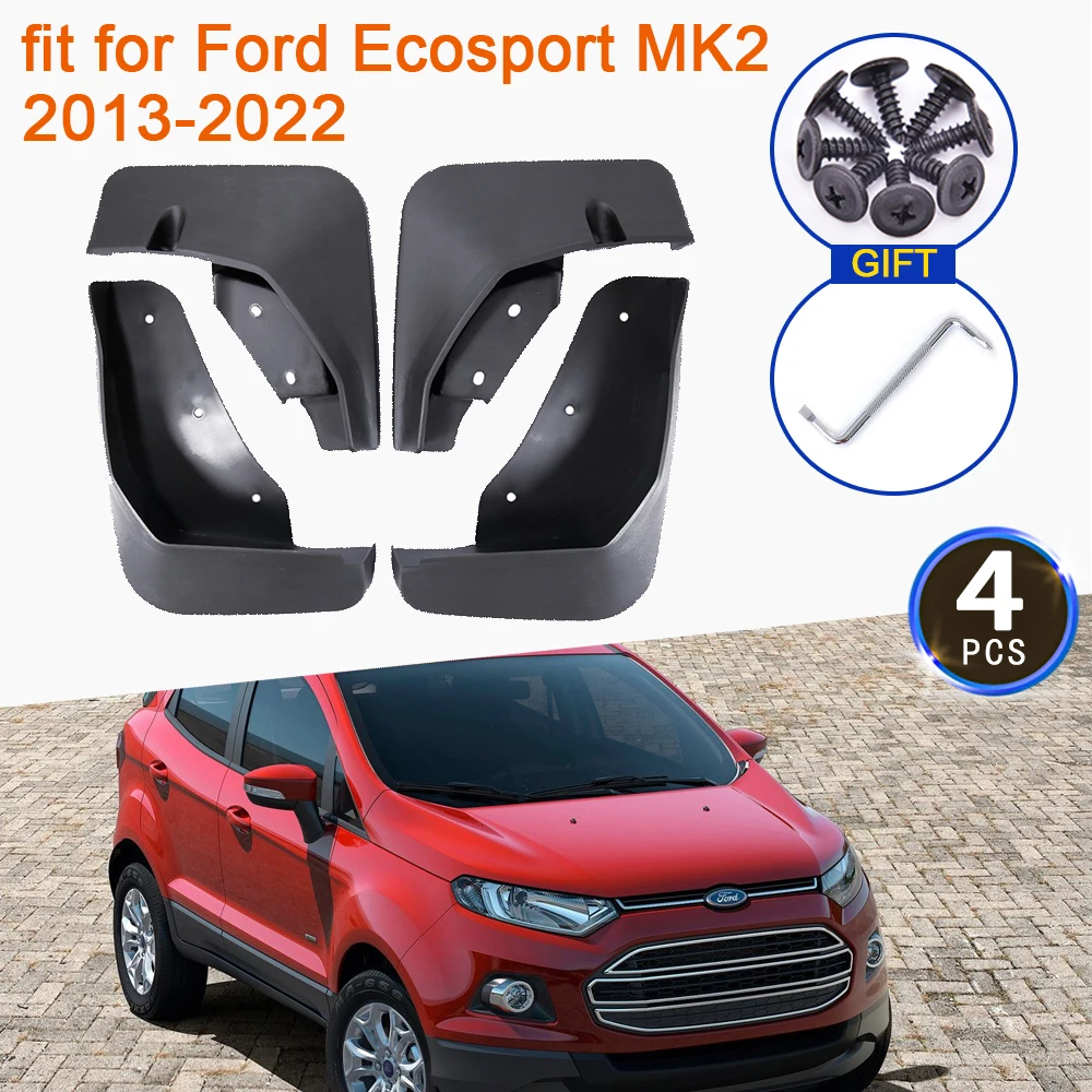 

For Ford Ecosport 2 MK2 2013~2022 Mud Flaps Anti-splash Guards Flap Mudguards Fender Front Rean Wheels Car Stying Accessories