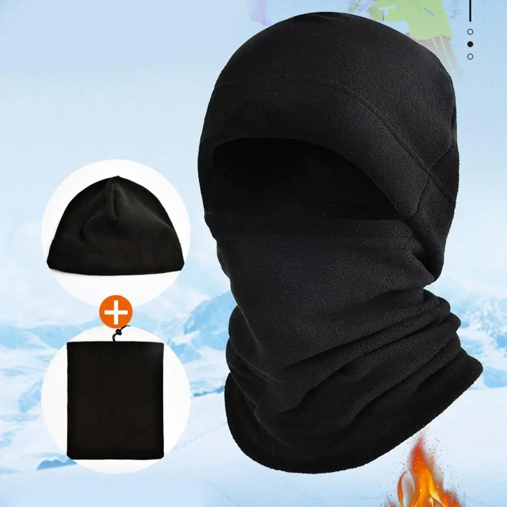 Winter Polar Hat Fleece Balaclava Men Face Mask Neck Warmer Beanies Thermal Head Cover Tactical Military Sports Scarf Caps