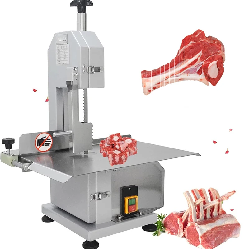 Portable Electric Fish Cow Steak Frozen Table Band Saw Bone Saw Machine For Beef Commercial Frozen Meat Cutter Machine