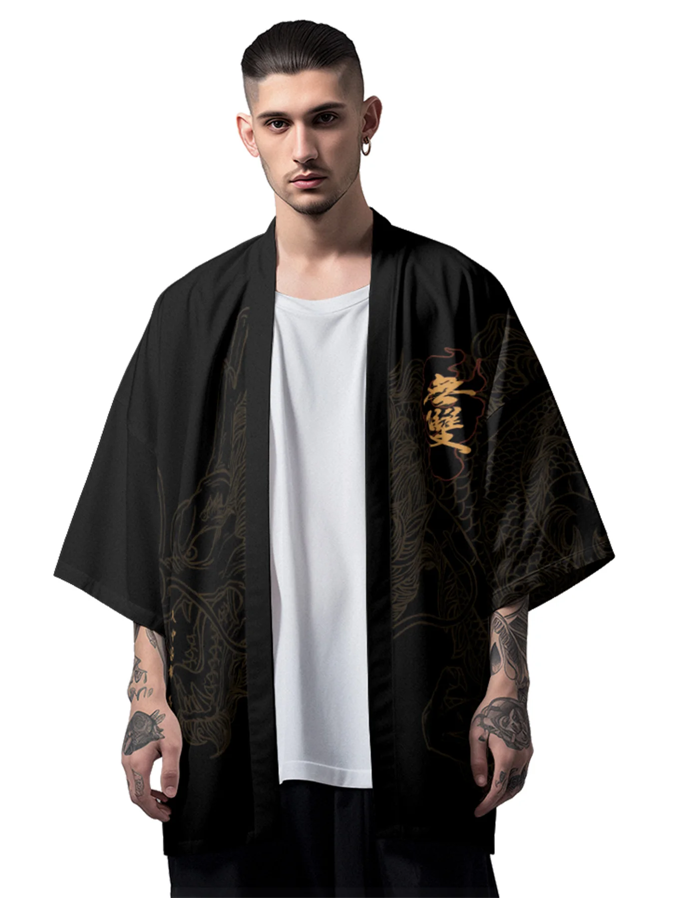 Zomer Kimono Hawaiian Shirt Mannen Hiphop Kimono Streetwear Vest Strand Badjassen Retro Haori Vrouwen Yukata Japanse Kleding