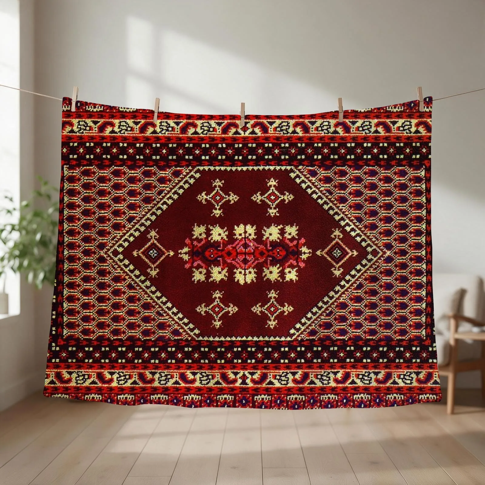 Authentic Moroccan Carpet Throw Blanket christmas decoration Shaggy Blankets Sofas Of Decoration Stuffeds Blankets