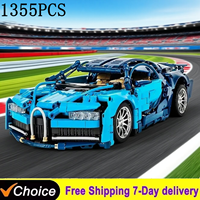 1355 PCS Mechanical Blocks Racing Lamborghinied Building Block Model Super Speed Sports Car Technical To Assemble Car Toys Gifts