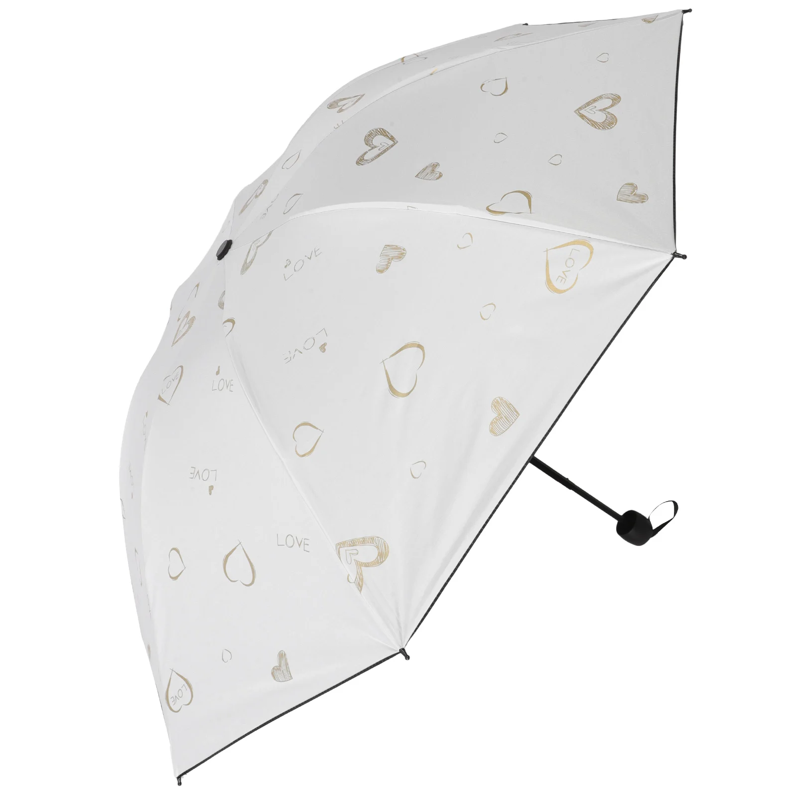 

s Folding Travel UV Portable Sun Rain Umbrella Lightweight Compact Small Umbrella for Girls Students Korean Style