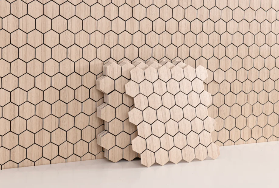 Waterproof Stain-Resistant 3D Self-Adhesive Wall Panels Thickened Polygon Mosaic Wall Stickers Wall Protection Decor for Living