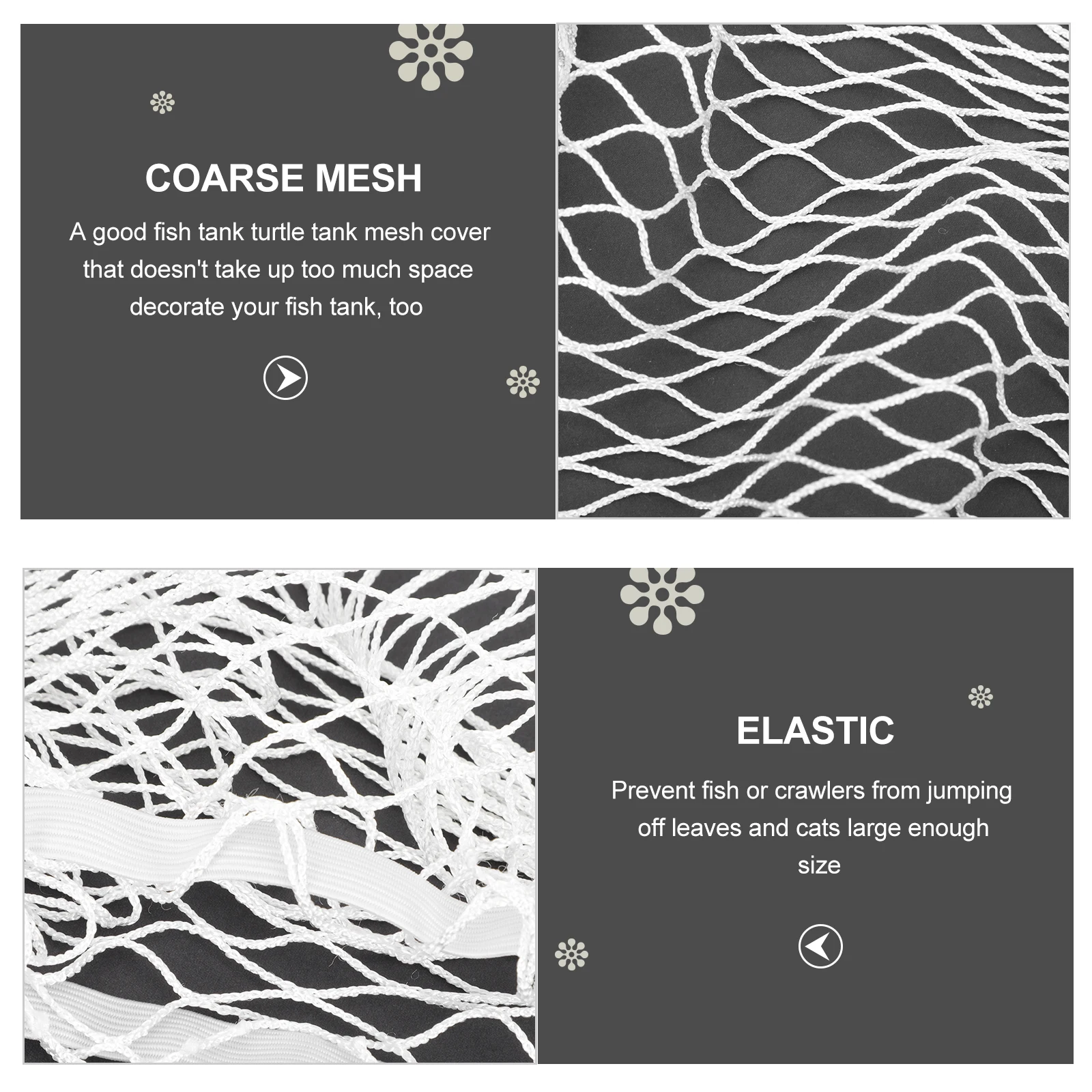 

Premium Escape-Proof Cover Aquarium Cover Aquarium Anti-Jumping Net Fish Tank Protective Net Fish Tank Supplies