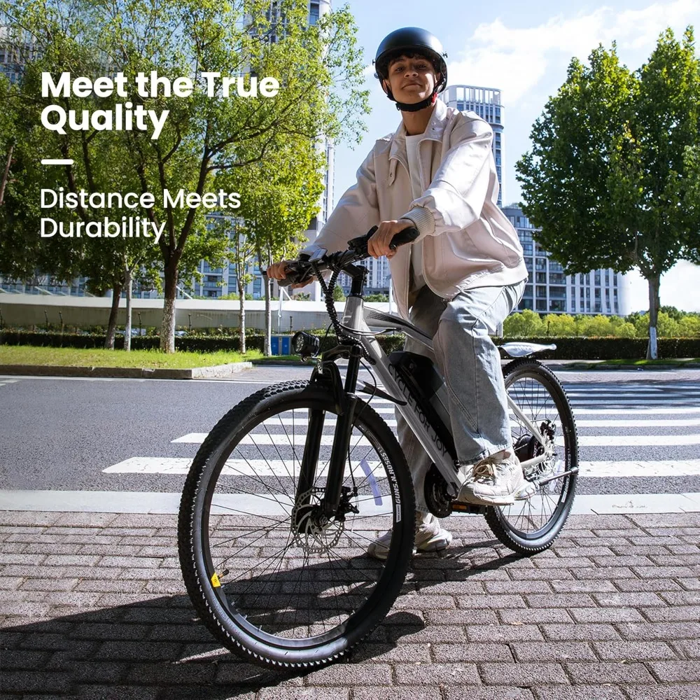 دراجات كهربائية 21 سرعة للبالغين، الذروة 750 وات 26 في الدراجة الإلكترونية، 70 ميلًا 20 ميلاً في الساعة، بطارية قابلة للإزالة بقدرة 500 وات في الساعة، فرامل مزدوجة، تعليق أمامي #2