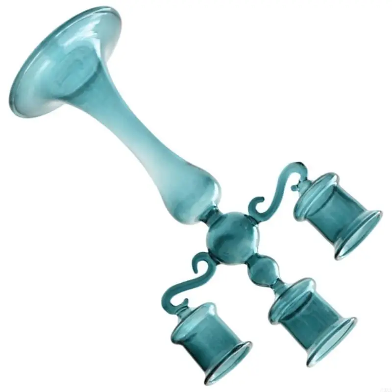 Candlestick Holders Glass Taper Holders Tables Centerpieces for Christmas Wedding Fireplaces Mantle Decorations