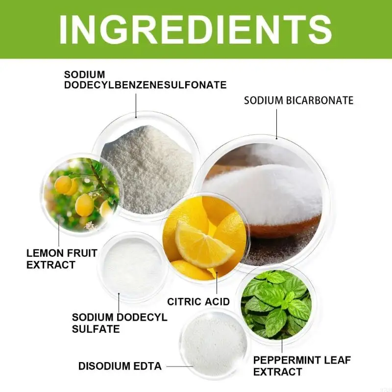 97QD Coffee Machine Descaler Tabletas 10 Cuenta limpieza profunda Componente interno