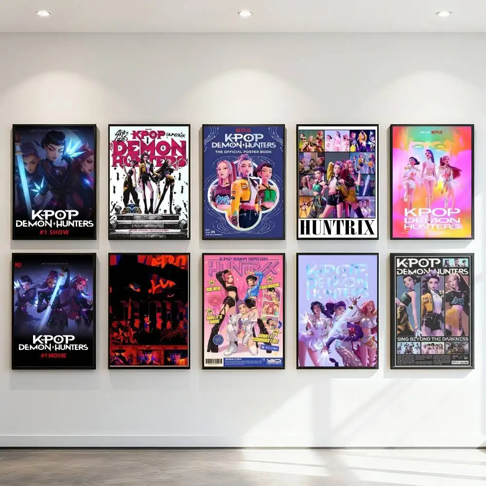 Anime Kpop D-Demon G-Hunte Poster Art Print Anime Style Home Decor Ideal Gift Perfect Room Decor