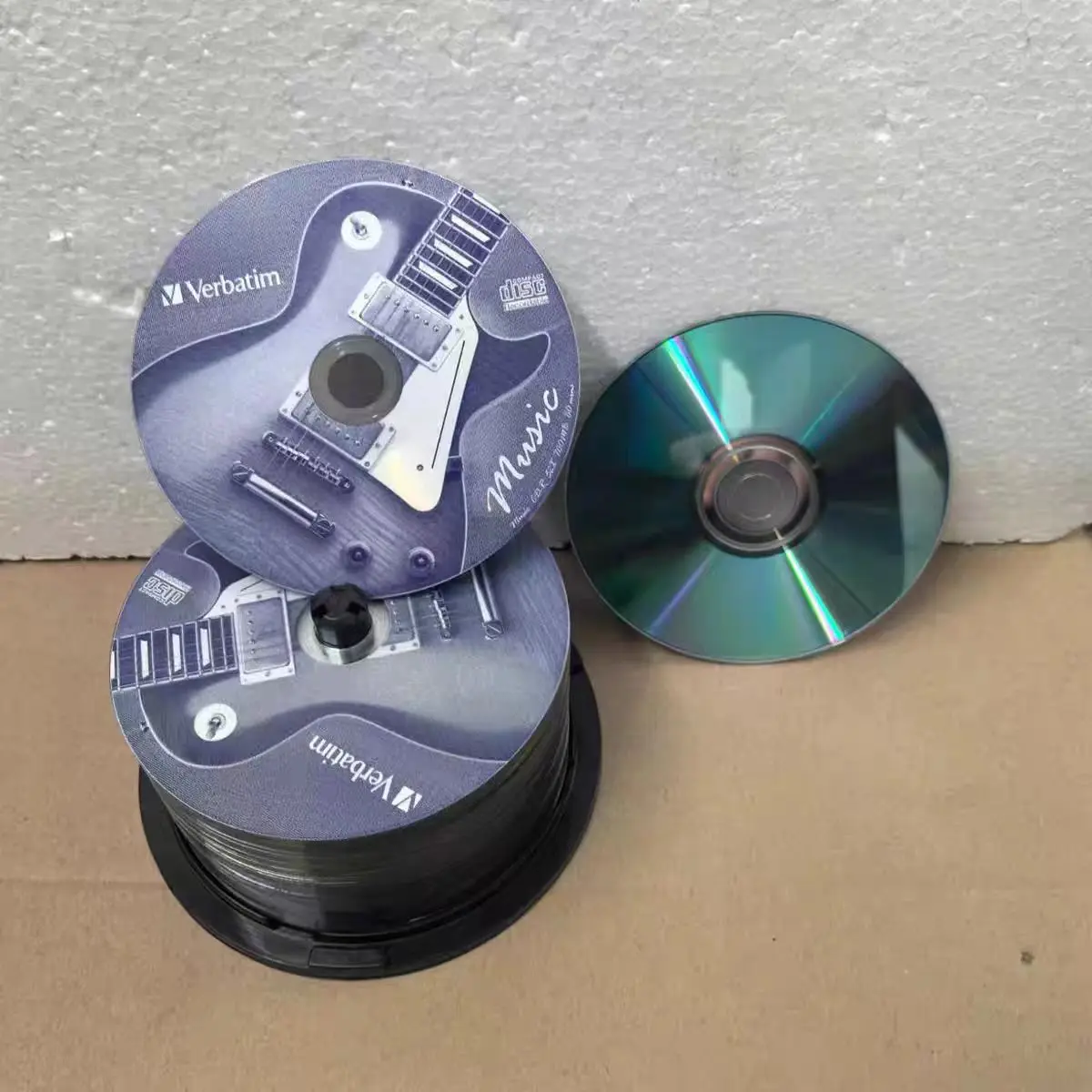 Music CD-R Disc 80min 700MB 52X Azo Blue CD Disk Blank CDR Music CD Discs  50Pcs/Lot