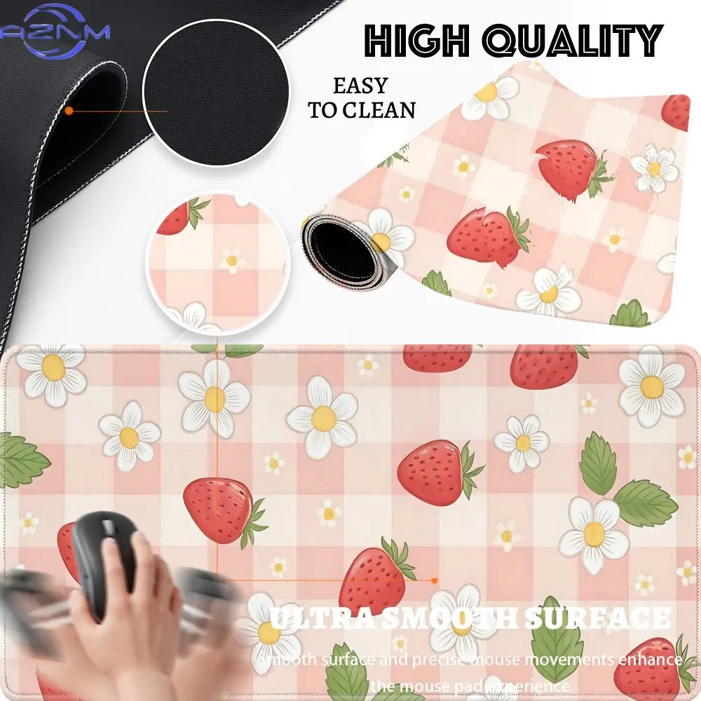 Snow Mouse Pad, a Super Large 2D Flat Gaming Mouse Pad for Desktops, Perfect for Both Men And Women As Office Supplies And Addit