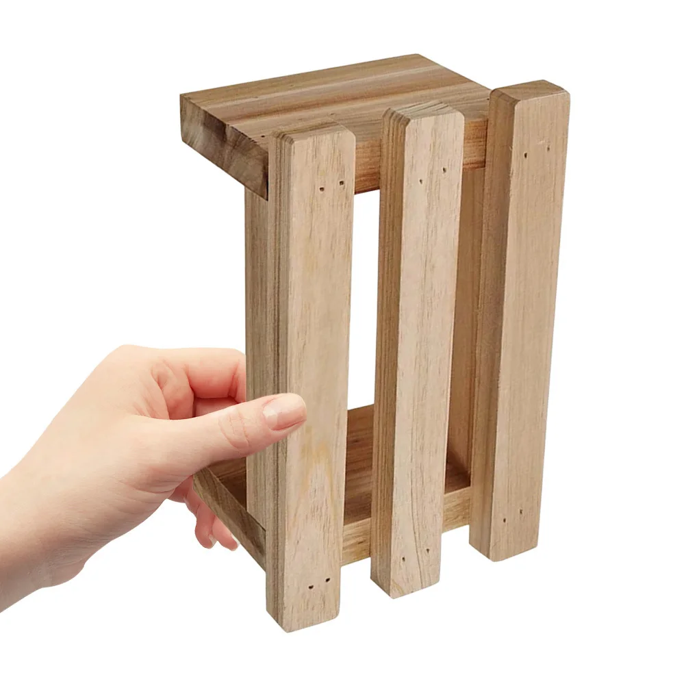 مقعد خشبي بخطوة، مسند قدم صغير، مقعد متدرج، مقاوم للاهتراء، مساعد المطبخ، أثاث منزلي #1