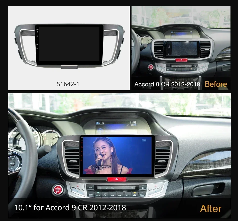 Ownice K6+ 2K for Honda Accord 9 CR 2012 - 2018 Car Radio Multimedia Video Player Navigation Stereo GPS Android 12 No 2din 2 Din