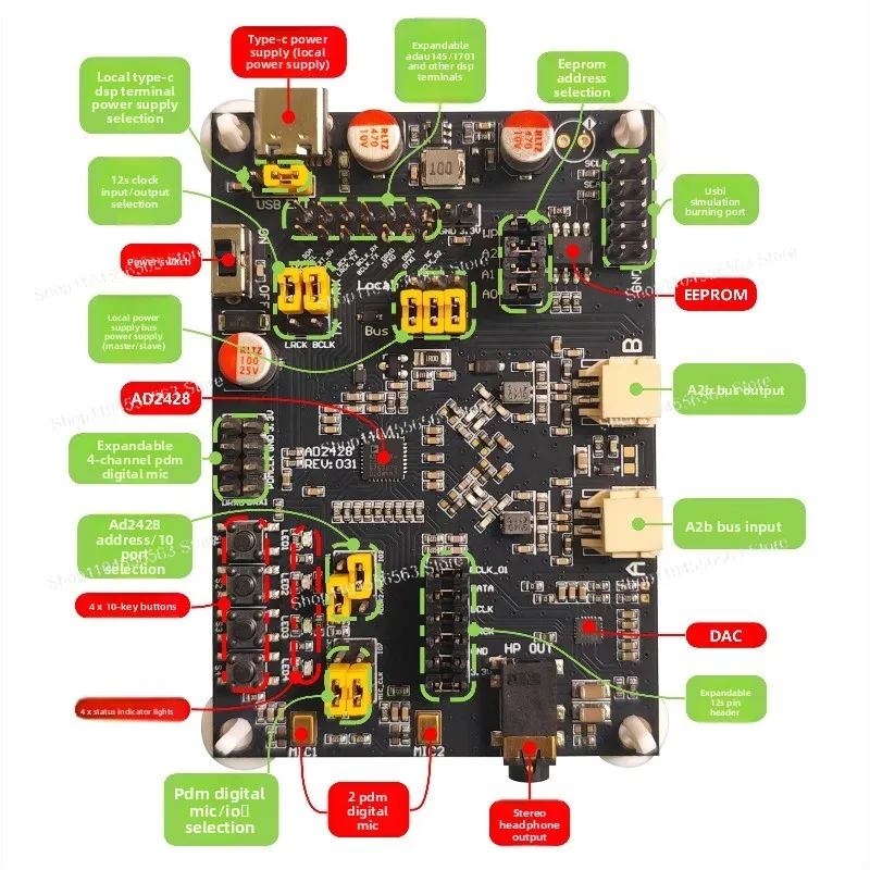 A2B development board AD2428