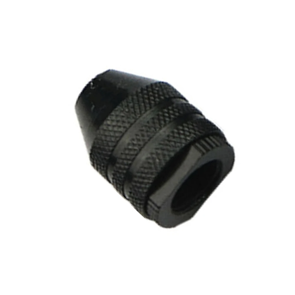 

Keyless Black Mini Alloy 3-Jaw Drill Chuck Drilling Adapter Converter Adaptor to Hold 0.3-3.2mm Drill Bits Converter Tool Po