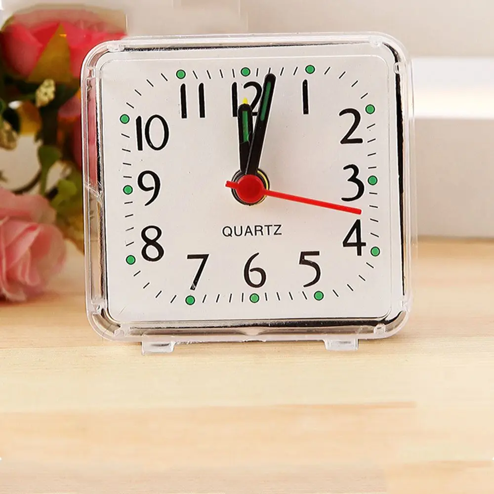 Night Light Loud Twin Bell Quartz Clock Silent Alarm Clock Alarm Bedroom Bedside Office Small Alarm Clock Home Room Decoration