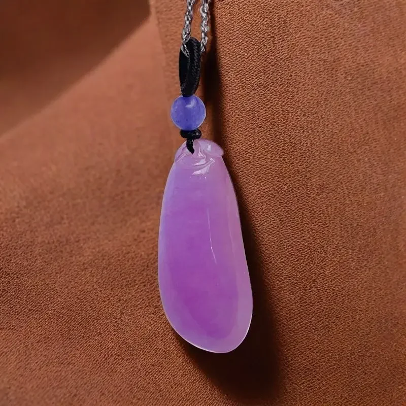 

Jade high ice violet melon pendant light luxury premium