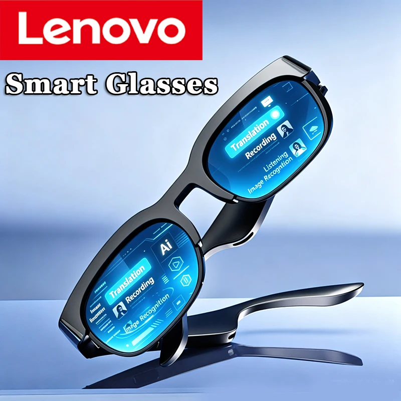 

Lenovo New Translation Smart Glasses Bluetooth Conversation Recording Listening To Music Smart Sunglasses for Men Women