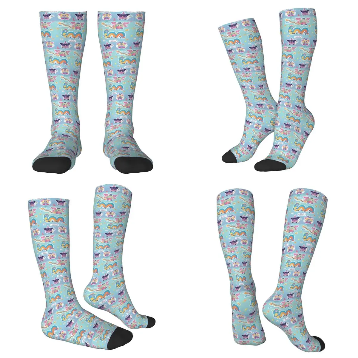 

Всесезонные носки с героями мультфильмов «Кошмар Фурби», носки в стиле Харадзюку, повседневные чулки для мужчин и женщин