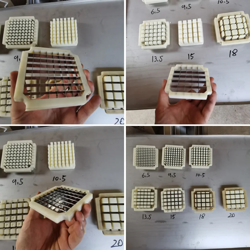 Cortador eléctrico de patatas fritas con 3 cuchillas, Cortadora automática de zanahorias, máquina trituradora de verduras