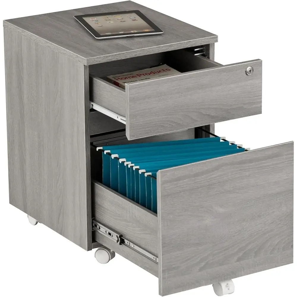 

Шкаф для хранения Lock and Storage 2 Der Veal, 15,75 длина x 17,75 ширина x 23 высота, серый