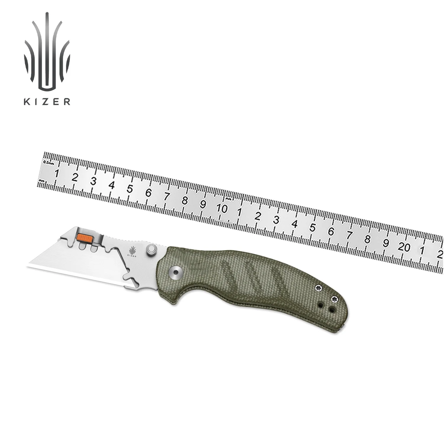 

Kizer EDC Craft Pocket Knife C01C Uti 1 V3488.29JNA1/V3488.29JNA2/V3488.29JNA3 2025 New Micarta/G10 Handle Tools Folding Knives