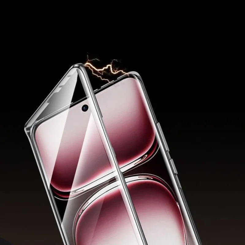 Double-sided Glass Phone Case for Vivo Y300 Pro Magnetic Anti Peeping Case 360° Full Protection For Vivo Y300Pro Cover image 3
