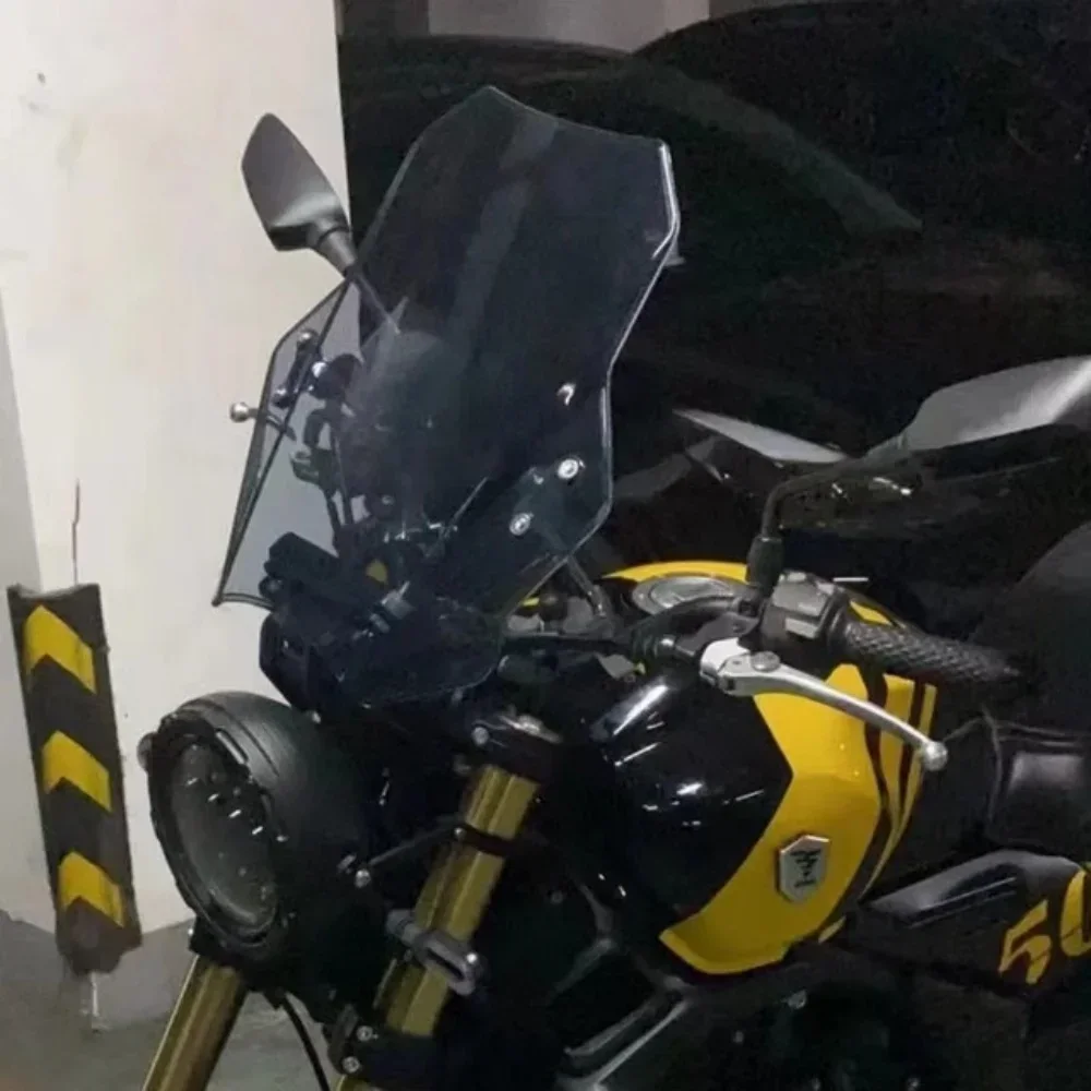 New Fit 300AC Motorcycle Windshield Smoked Transparent Windshield Dedicated Windscreen For VOGE 300AC 350AC AC300 AC350 300 AC
