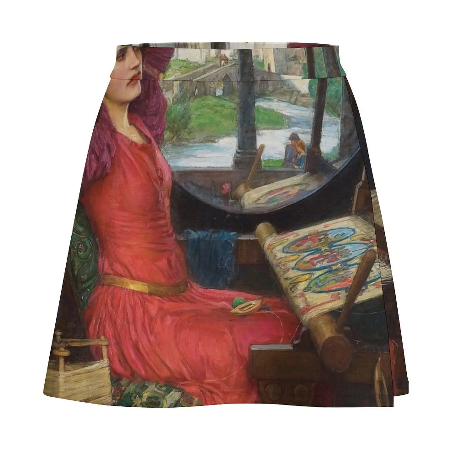 John William Waterhouse - Lady of Shalott, Sick of Shadow Mini Skirt Skirt for girls cosplay