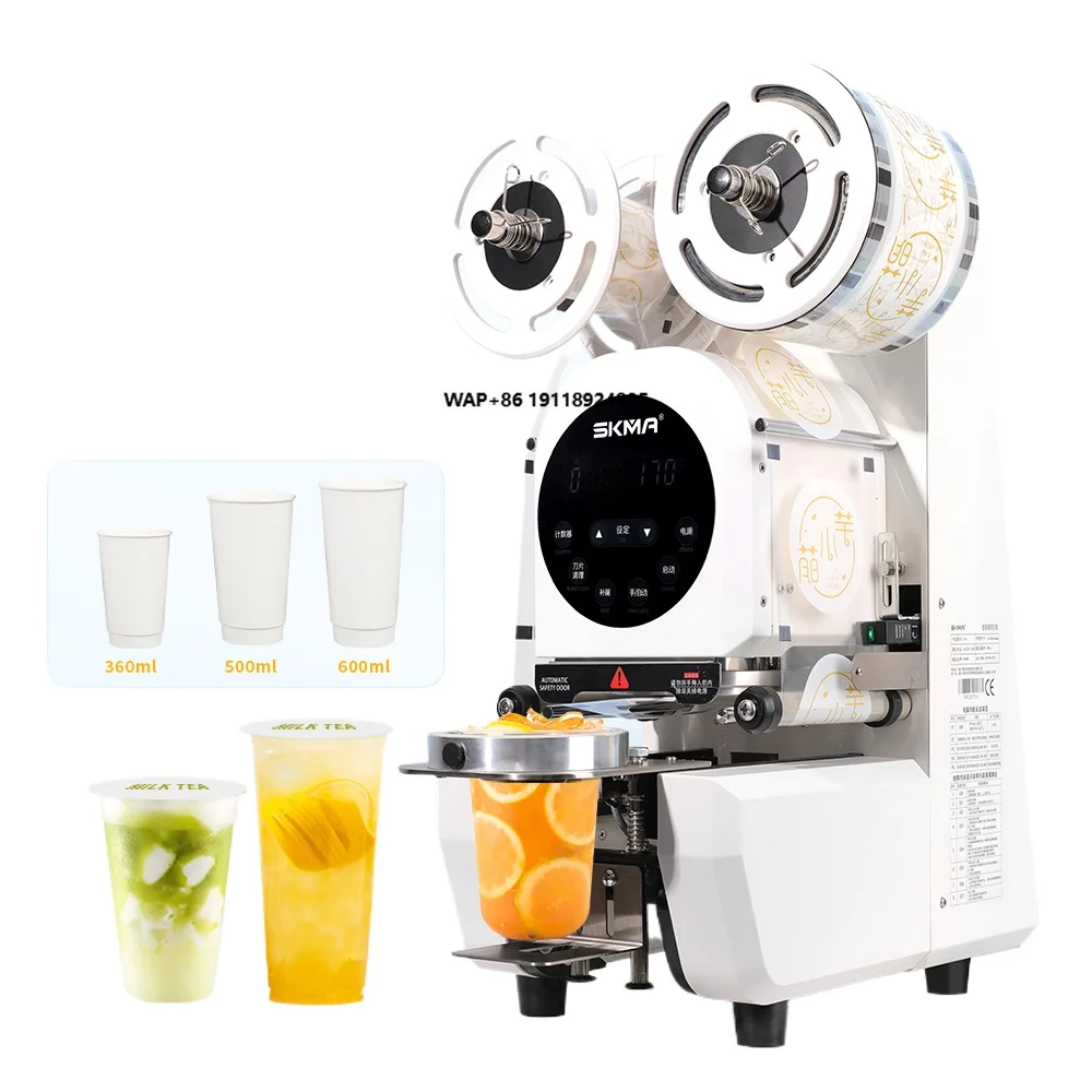 

Цифровая машина для запайки стаканов 95/90 мм, для пластиковых и бумажных круглых контейнеров, для баров и соковых магазинов