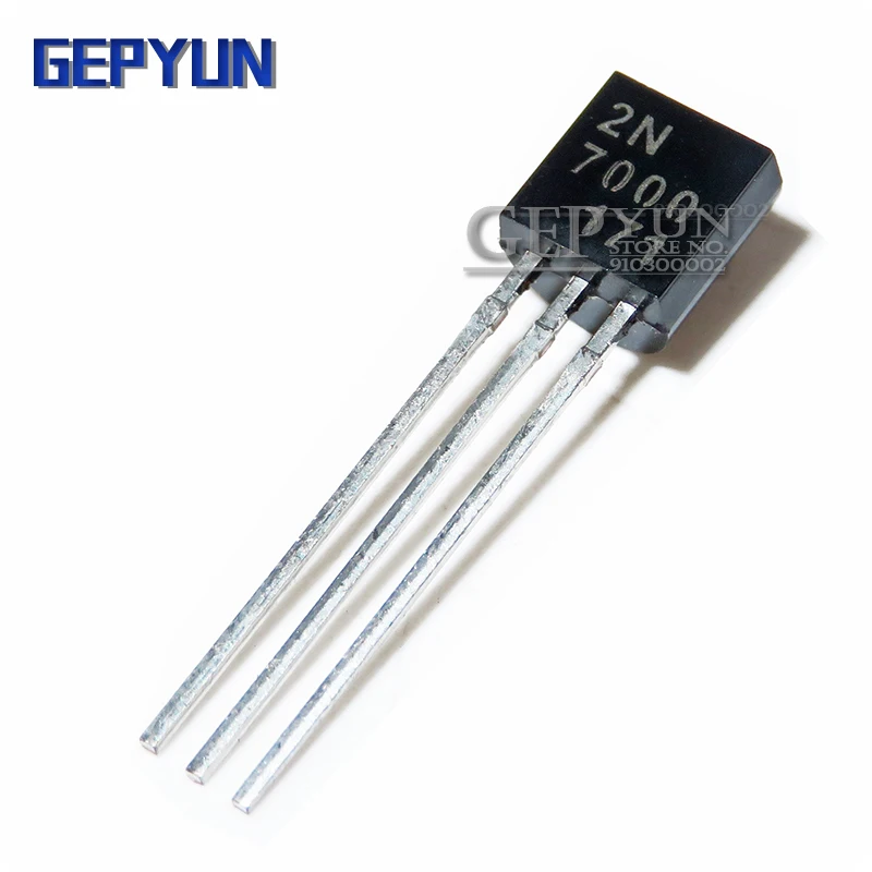 20PCS 2N7000 TO92 2N5457 2N5460 2N5485 TO-92 Small Signal MOSFET 200 mAmps 60 Volts N-Channel Transistor Gepyun