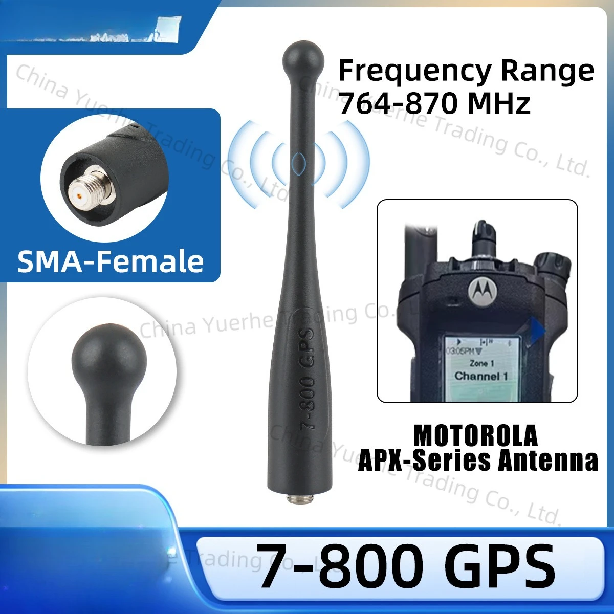 7-800Mhz Gps Antenn… - image