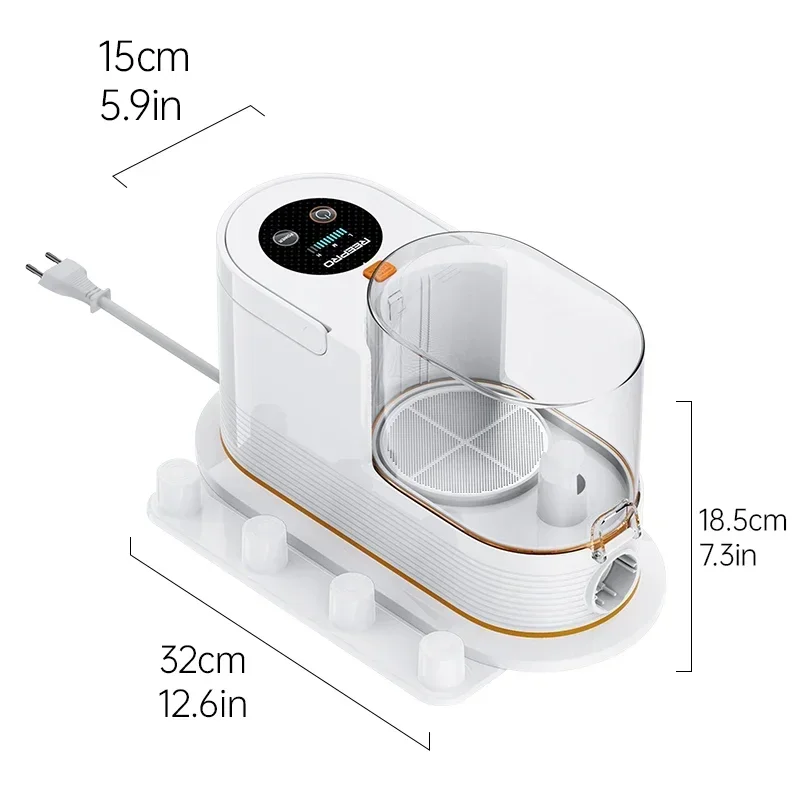 2024 Pet Grooming Vacuum Clipper Hair Trimmer Fur Vacuum Kit Dog Cat Deshedding Tool Hair Remover Eraser Brush Pet Grooming Kit