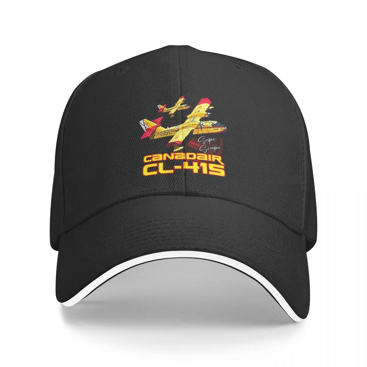 

Canadair cl-415 Super Scooper firebomber Aircraft Baseball Cap derby hat Sun Hat For Children Hats Woman Men's